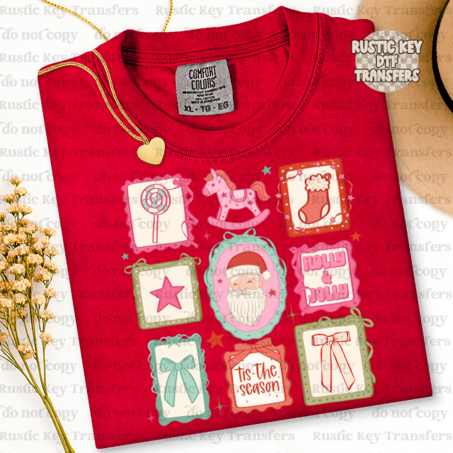Christmas DTF Transfer, Ready to Press – Rustic Key Transfers