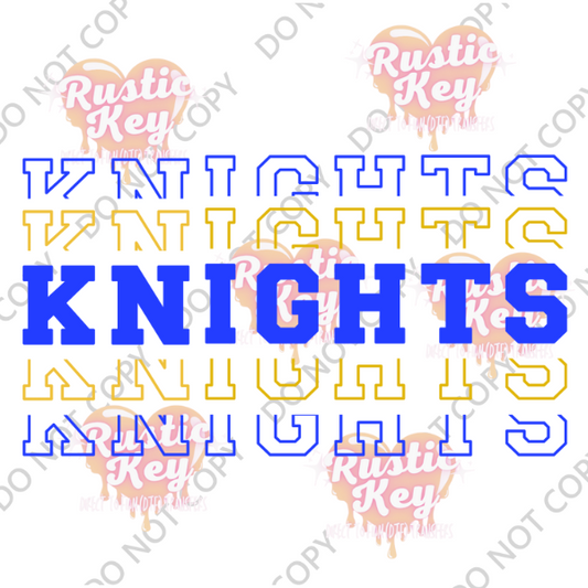 CASTLE KNIGHTS DTF TRANSFER