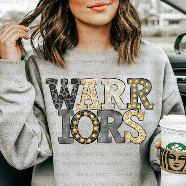 Warriors DTF Transfer, Ready to Press