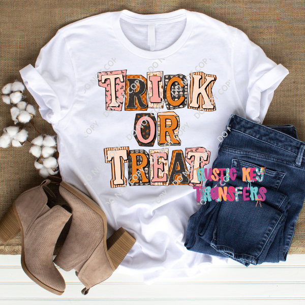 Trick or Treat DTF TRANSFER