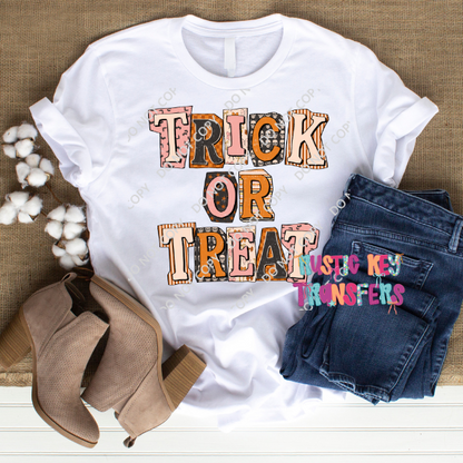 Trick or Treat DTF TRANSFER