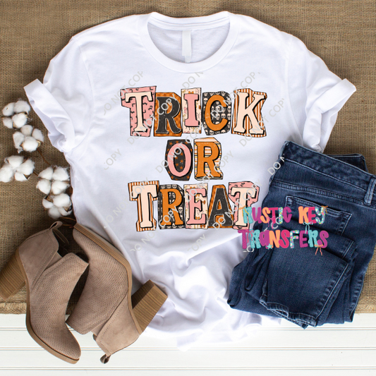 Trick or Treat DTF TRANSFER
