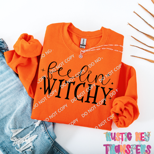 Feeling witchy DTF TRANSFER