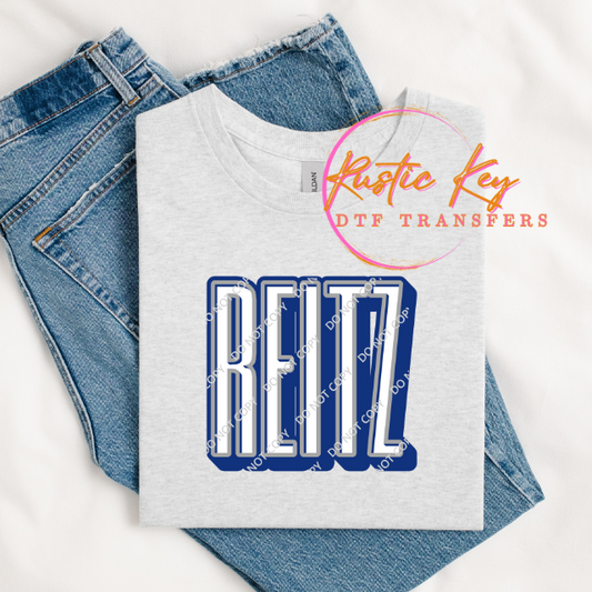 Reitz Panthers DTF TRANSFER