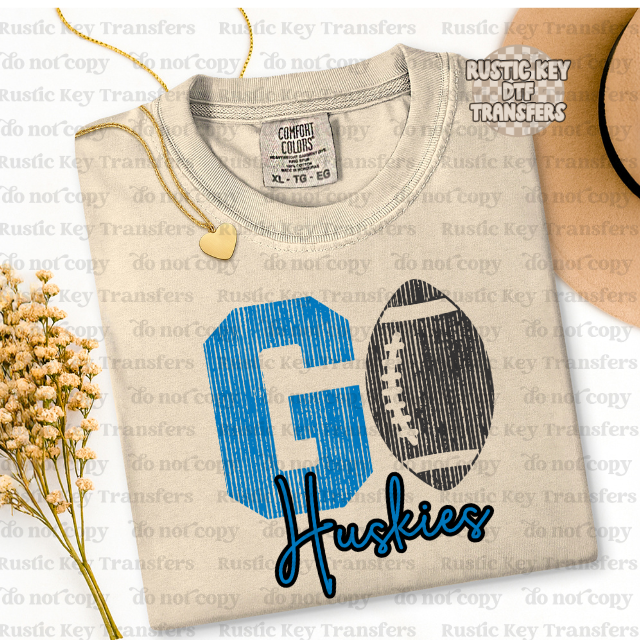 Huskies DTF Transfer - Ready To Press