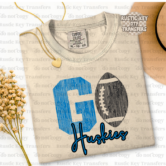 Huskies DTF Transfer - Ready To Press
