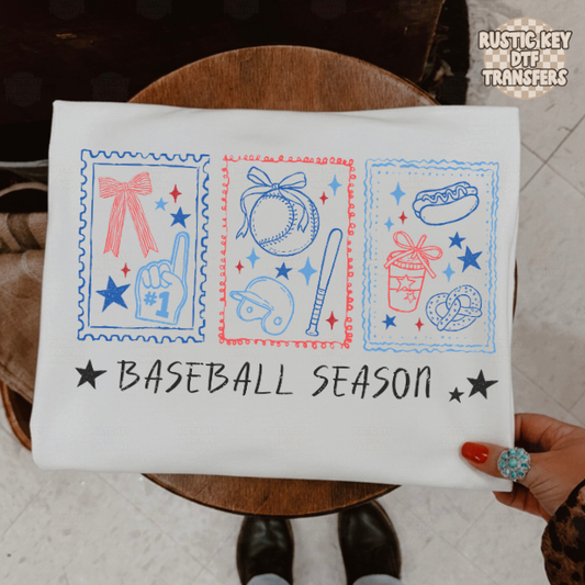 Baseball season DTF Transfer, Ready to Press