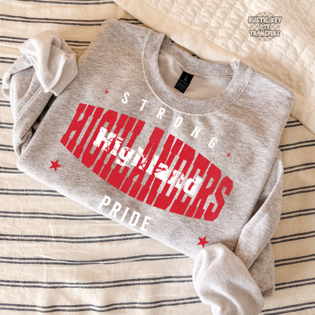 Highlanders strong pride DTF Transfer, Ready to Press