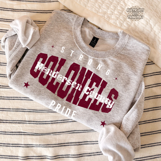 Colonels strong pride DTF Transfer, Ready to Press