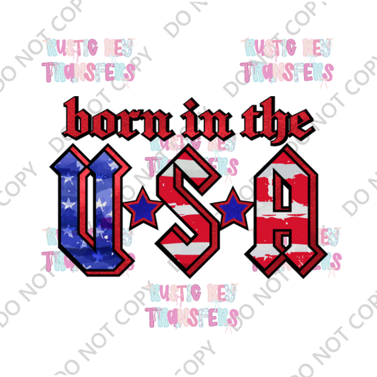 PATRIOTIC DTF TRANSFER