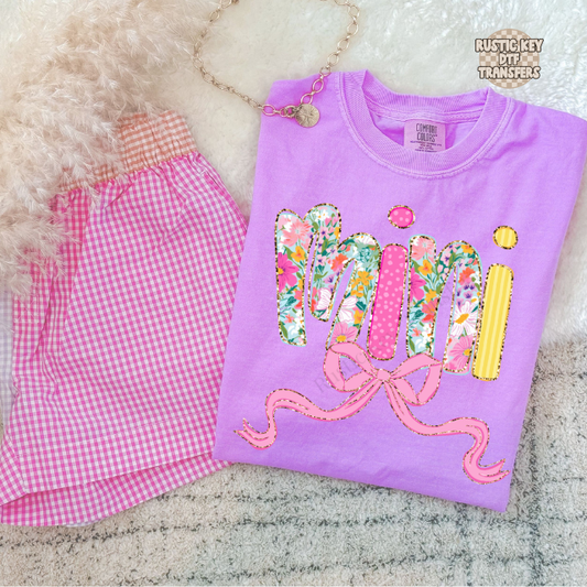 Mini spring floral DTF Transfer, Ready to Press