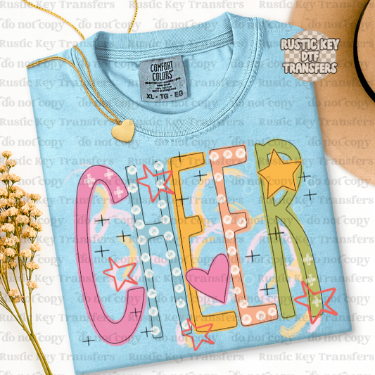 Cheer DTF Transfer, Ready to Press