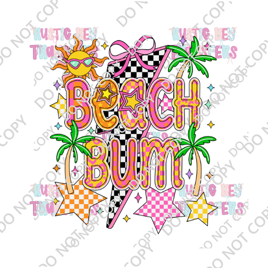 BEACH BUM  DTF TRANSFER