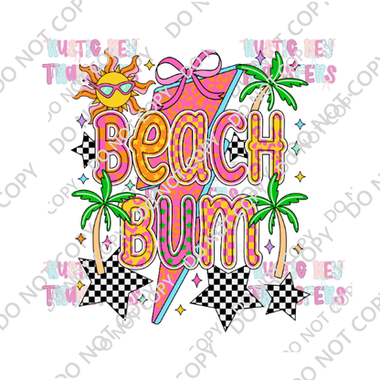 BEACH BUM DTF TRANSFER
