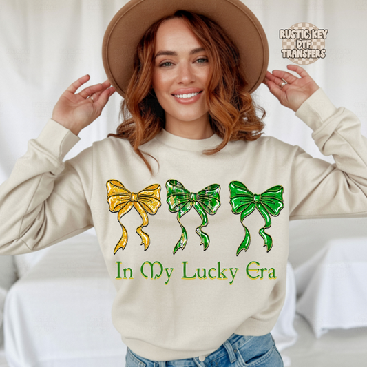 In my lucky era DTF Transfer, Ready to Press