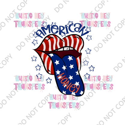 PATRIOTIC DTF TRANSFER