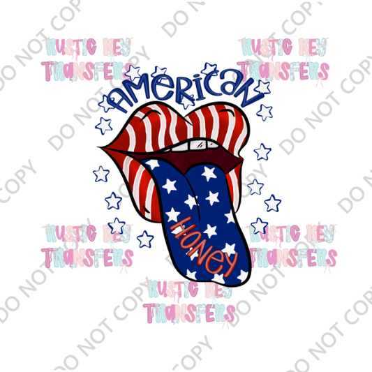 PATRIOTIC DTF TRANSFER
