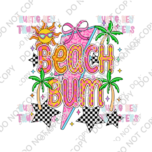 BEACH BUM DTF TRANSFER