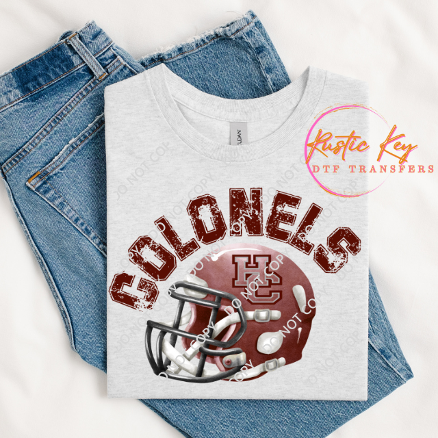 Henderson Colonels DTF TRANSFER