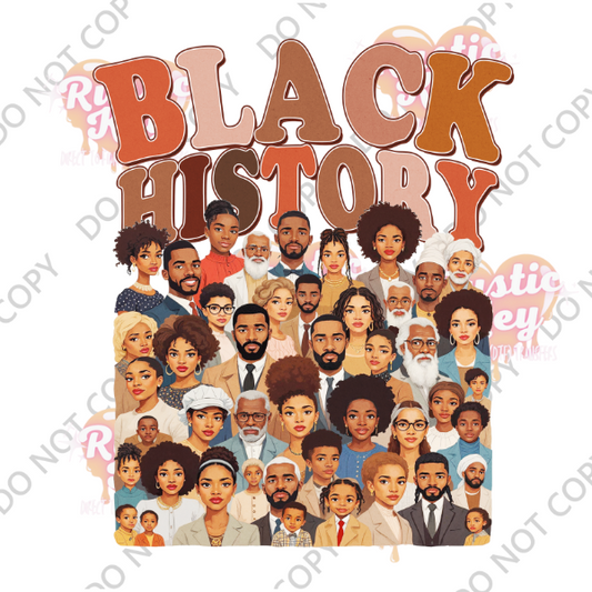 BLACK HISTORY DTF TRANSFER
