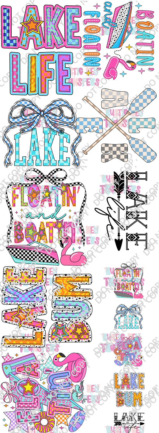 LAKE GANGSHEET 22 x 60