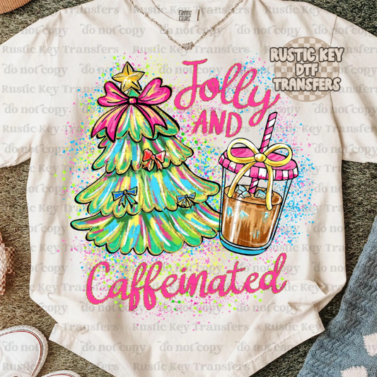 Jolly and caffeinated DTF Transfer, Ready to Press