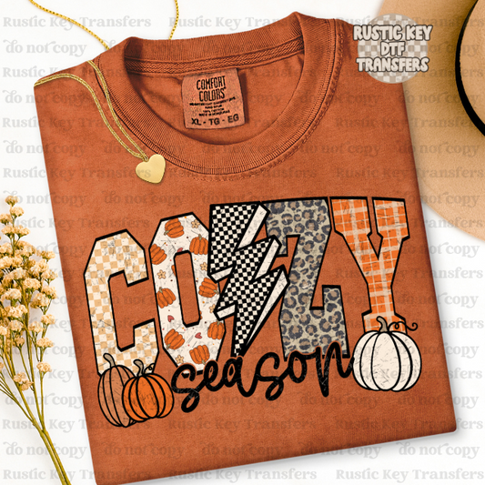 Cozy season DTF Transfer - Ready To Press