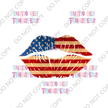 PATRIOTIC DTF TRANSFER