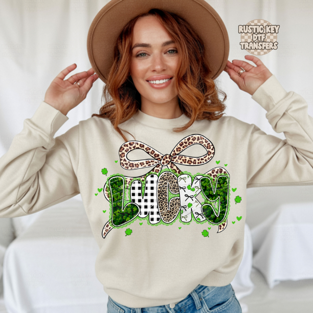 Lucky cheetah DTF Transfer, Ready to Press