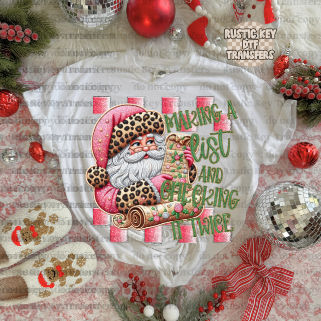 Making a list DTF Transfer, Ready to Press