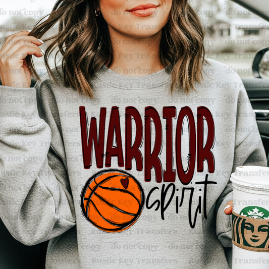 Warrior basketball spirit DTF Transfer, Ready to Press