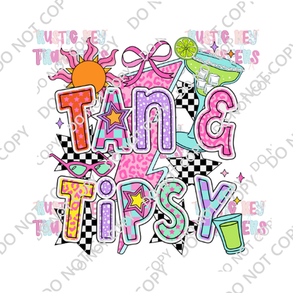 TAN & TIPSY DTF TRANSFER