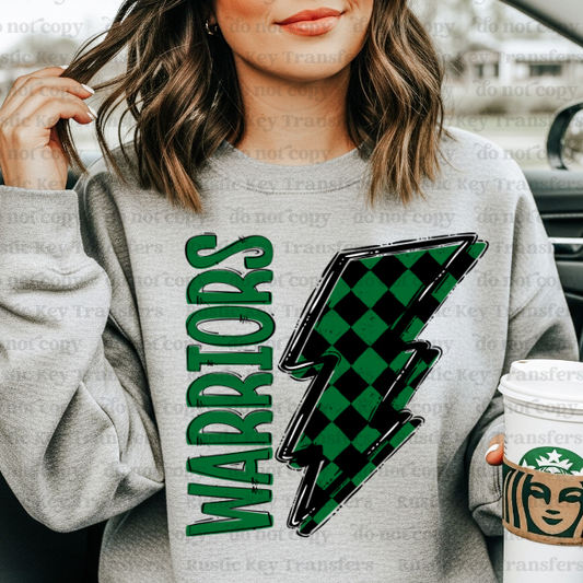 Warriors DTF Transfer, Ready to Press