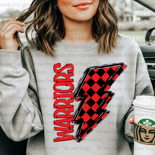 Warrior DTF Transfer, Ready to Press