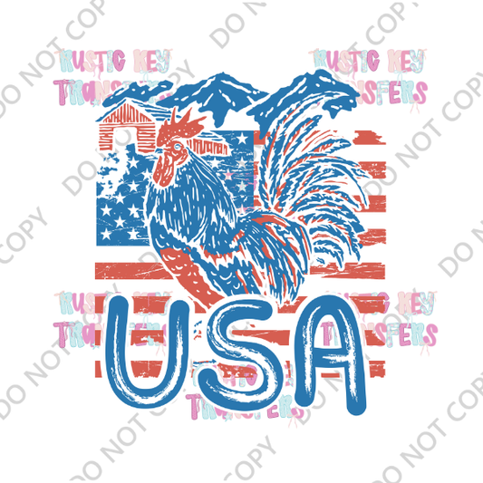 PATRIOTIC DTF TRANSFER