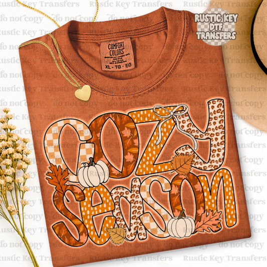 Cozy season DTF Transfer - Ready To Press