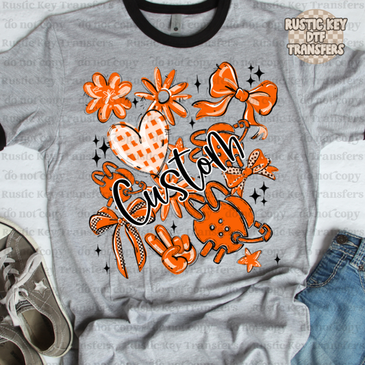 Custom Wrestling collage DTF Transfer, Ready to Press