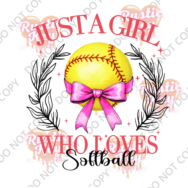 SOFTBALL DTF TRANSFER