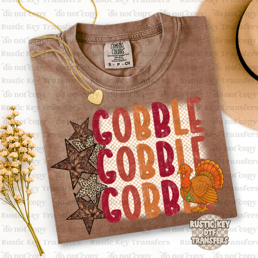 GOBBLE GOBBLE DTF Transfer, Ready to Press