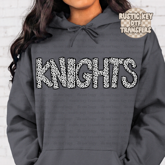 Knights dot DTF TRANSFER