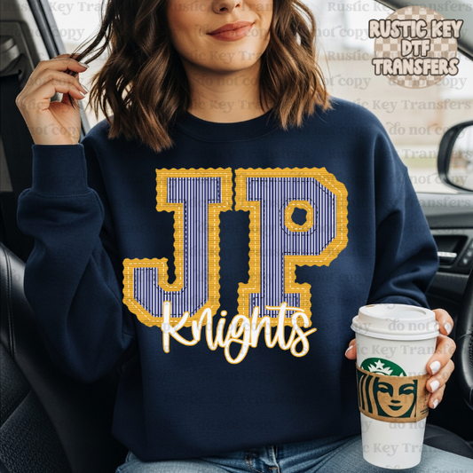 John Paul Knights Prepster DTF Transfer, Ready to Press