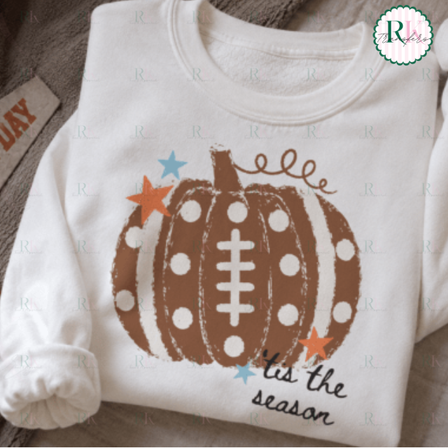 Tis the season football DTF Transfer, Ready to Press Rustic Key Transfers