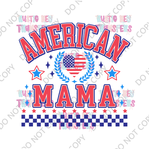 PATRIOTIC DTF TRANSFER