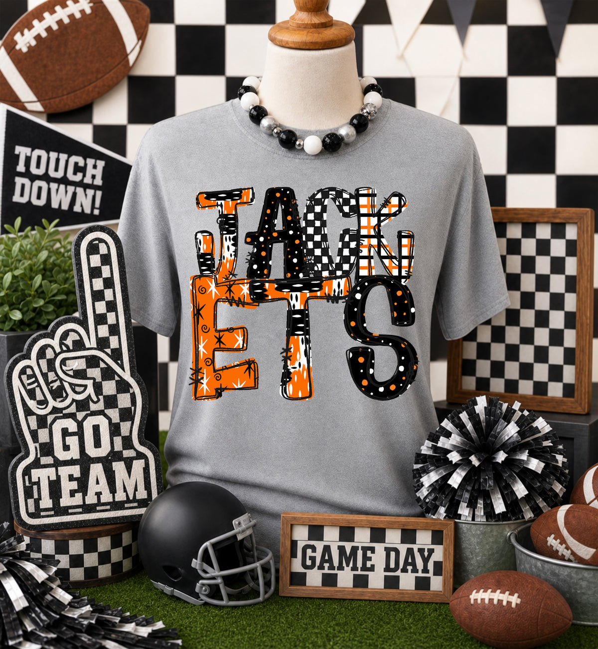 Game day mascots DTF Transfer, Ready to Press Rustic Key Transfers