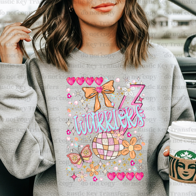 Warriors DTF Transfer, Ready to Press