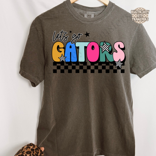Let's go Gators DTF Transfer, Ready to Press