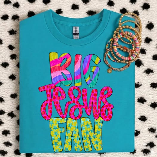 Big Jesus Fan DTF Transfer, Ready to Press
