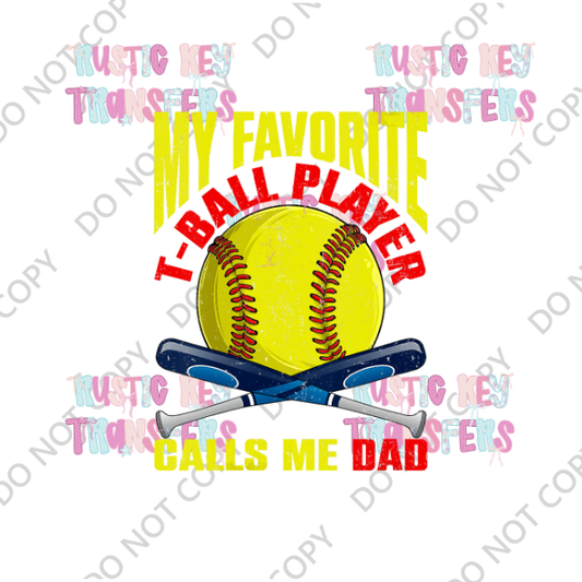 SOFTBALL DTF TRANSFER