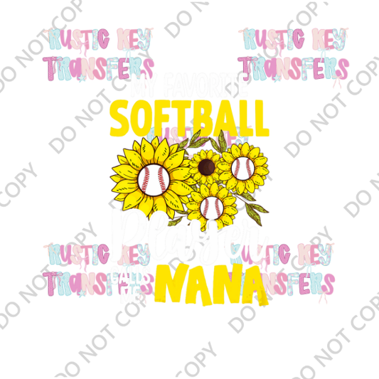 SOFTBALL DTF TRANSFER