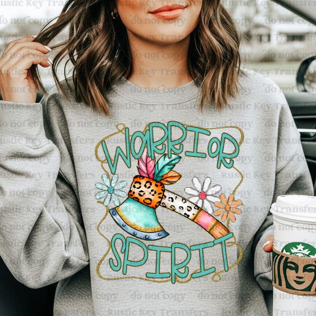 Warriors DTF Transfer, Ready to Press